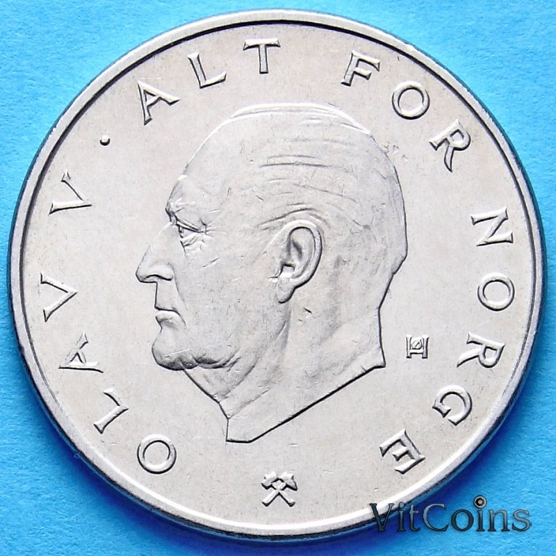 Монета Норвегия 5 крон 1983 год.