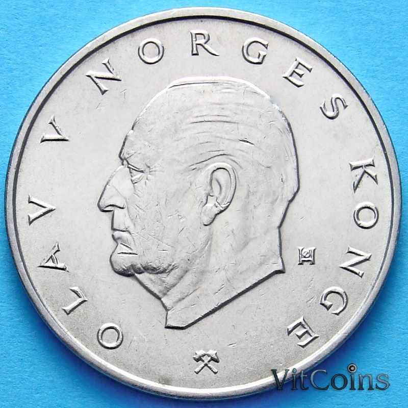 Монета Норвегия 5 крон 1977 год. Монета Норвегия 5 крон 1977 год.