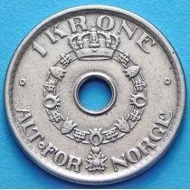 Норвегия 1 крона 1951 год.