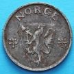 Монета Норвегия 5 эре 1944 год.