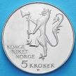 Монета Норвегии 5 крон 1975 год. 150 лет иммиграции в Америку