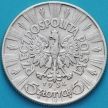 Серебряная монета 5 злотых 1934 год. Польша. Пилсудский