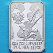 Монета Польши 10 злотых 2010 год. Легкая кавалерия гвардии Наполеона I. Серебро.