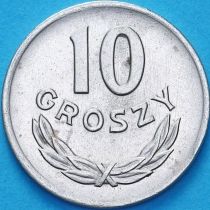 Польша 10 грошей 1949 год. Медно-никелевый сплав. XF