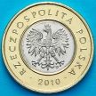 Монета Польша 2 злотых 2010 год.