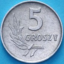 Польша 5 грошей 1962 год.