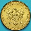 Монета Польша 10 злотых 1990 год.