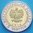 Монета Польши 5 злотых 2014 год. 25 лет независимости
