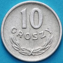 Польша 10 грошей 1949 год. Алюминий