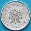 Монета Польша 10 грошей 1949 год. Алюминий