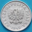 Монета Польша 20 грошей 1949 год. Алюминий