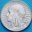 Серебряная монета 10 злотых 1933 г. Польша. Ядвига