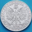 Серебряная монета 10 злотых 1933 г. Польша. Ядвига