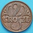 Монета Польша 2 гроша 1930 год.