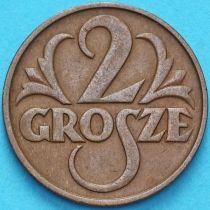 Польша 2 гроша 1935 год.