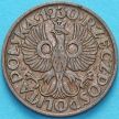 Монета Польша 2 гроша 1930 год.