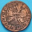 Монета Польша 1 солид 1659-1667 год. 