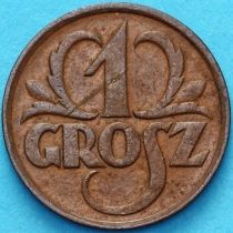 Польша 1 грош 1928 год. Польша 1 грош 1928 год.
