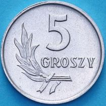 Польша 5 грошей 1960 год.