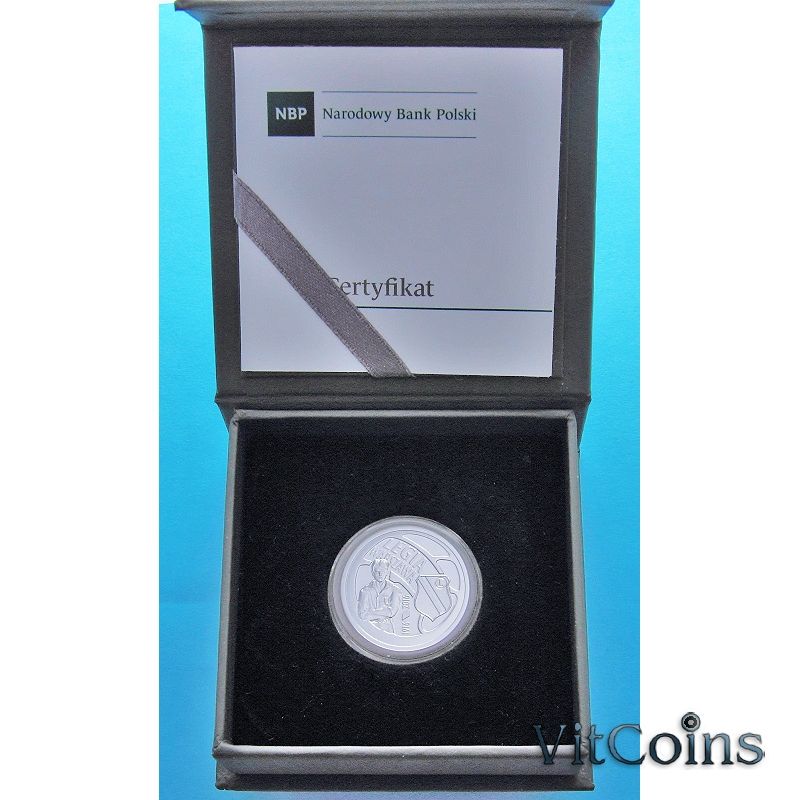 Монета Польши 5 злотых 2016 год. Легия Варшава. Серебро. Монета Польши 5 злотых 2016 год. Легия Варшава. Серебро.