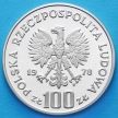 Монета Польши 100 злотых 1978 год. Лось. Серебро. Пруф