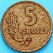 Польша 5 грошей 1949 год.