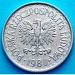 Монета Польша 1 злотый 1984 год.