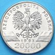 Монета Польши 20000 злотых 1993 год. Деревенские ласточки