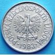 Монета Польша 1 злотый 1983 год.