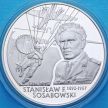 Монета Польши 10 злотых 2004 год. Станислав Сосабовский. Серебро