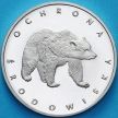 Монета Польша 100 злотых 1983 год. Медведь. Серебро. Пруф