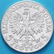 Монета Польша 5 злотых 1933 год. Ядвига