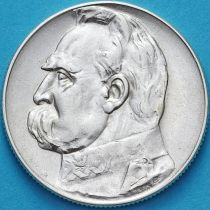 Польша 5 злотых 1936 год. Пилсудский.№3