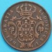 Монета Азорские острова, Португалия 5 рейс 1880 год.
