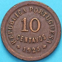 Португалия 10 сентаво 1925 год.