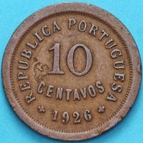 Португалия 10 сентаво 1926 год.