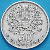 Португалия 50 сентаво 1955 год.