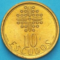 Португалия 10 эскудо 1990 год.