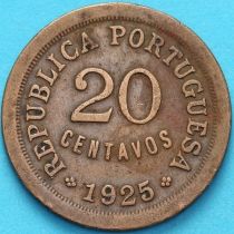 Португалия 20 сентаво 1925 год.