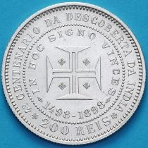 Португалия 200 рейс 1898 год. 400 лет Открытию Индии. №2