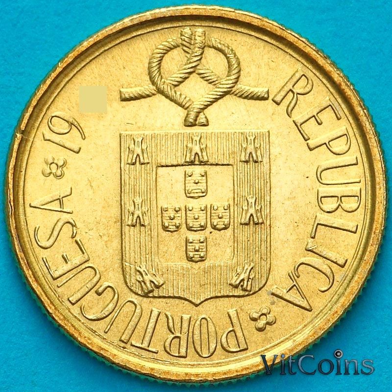 Монета Португалия 1 эскудо 1989 год.