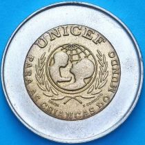 Португалия 100 эскудо 1999 год. ЮНИСЕФ. Ошибка