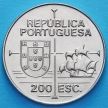 Монета Португалии 200 эскудо 1992 год. Калифорния.