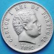 Монета Португалии 500 рейс 1892 год. Карлос I. Серебро.