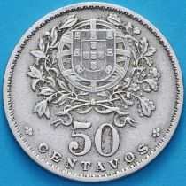 Португалия 50 сентаво 1927 год.