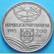 Монета Португалии 200 эскудо 1993 год. Эспингарда.