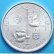 Монета Португалии 1000 эскудо 1998 год. Король Мануэль I. Серебро