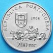 Монета Португалии 200 эскудо 1998 год. Мозамбик.