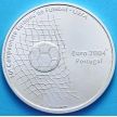 Монета Португалии 1000 эскудо 2001 год. УЕФА 2004. Серебро