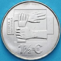 Португалия 1 1/2 евро 2008 год. Международная медицинская помощь